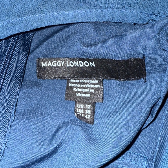 Anthropologie Blue Midi Dress - Picture 9 of 9